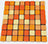 Colors: Orange Mosaic Tile
