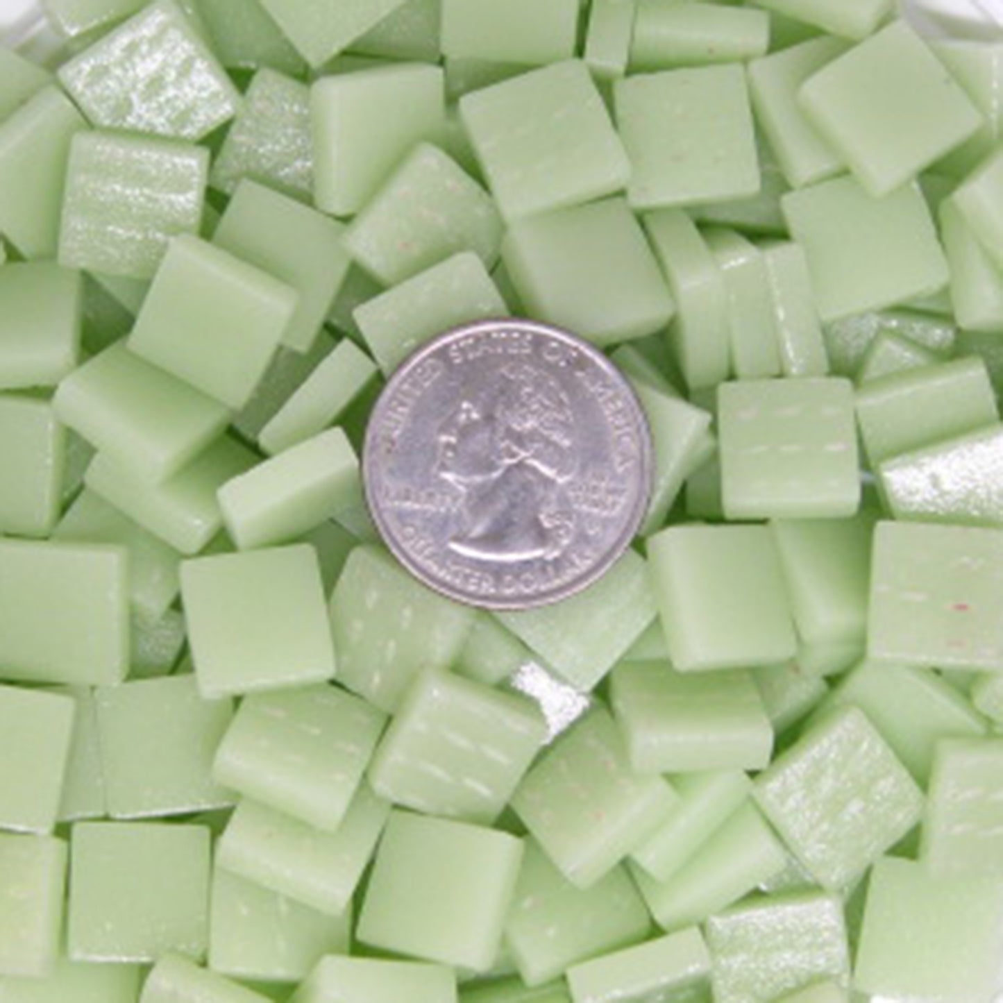 pale green, apple green, 12mm tile, recycled glass, square tile
001-m-pastel-green-mosaic-tile
