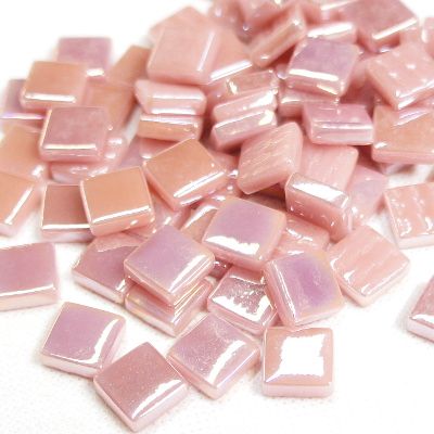 009-i Light Pink, 12mm - Oranges, Reds & Pinks tile - Kismet Mosaic - mosaic supplies