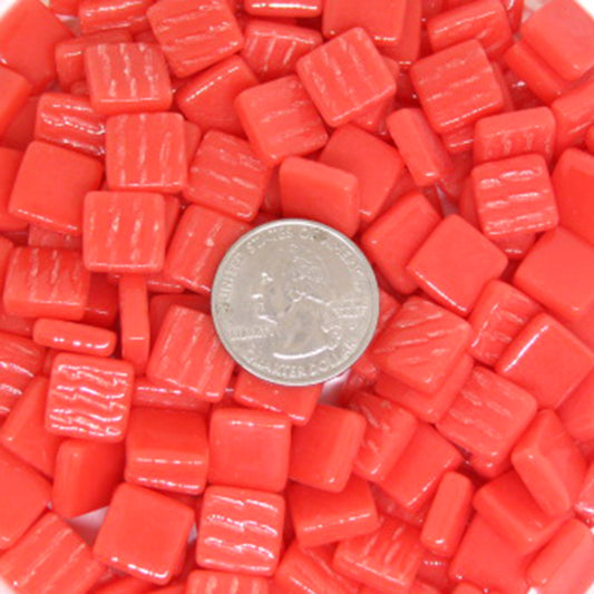1106-g Watermelon, 12mm - Oranges, Reds & Pinks tile - Kismet Mosaic - mosaic supplies