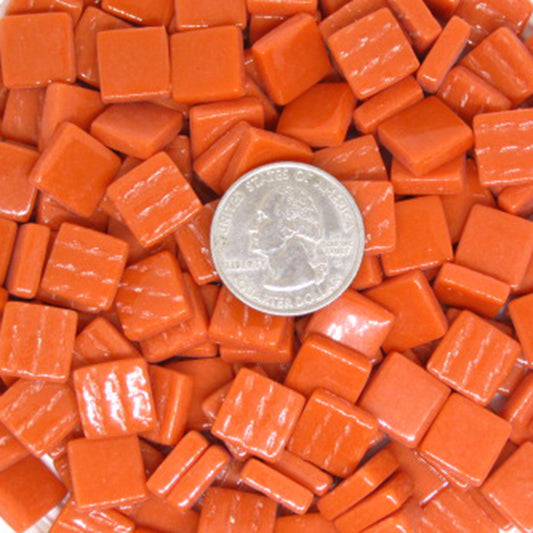 1108-g Cognac, 12mm - Oranges, Reds & Pinks tile - Kismet Mosaic - mosaic supplies
