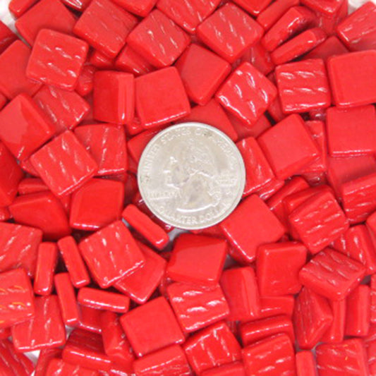 1109-g Venetian Red, 12mm - Oranges, Reds & Pinks tile - Kismet Mosaic - mosaic supplies