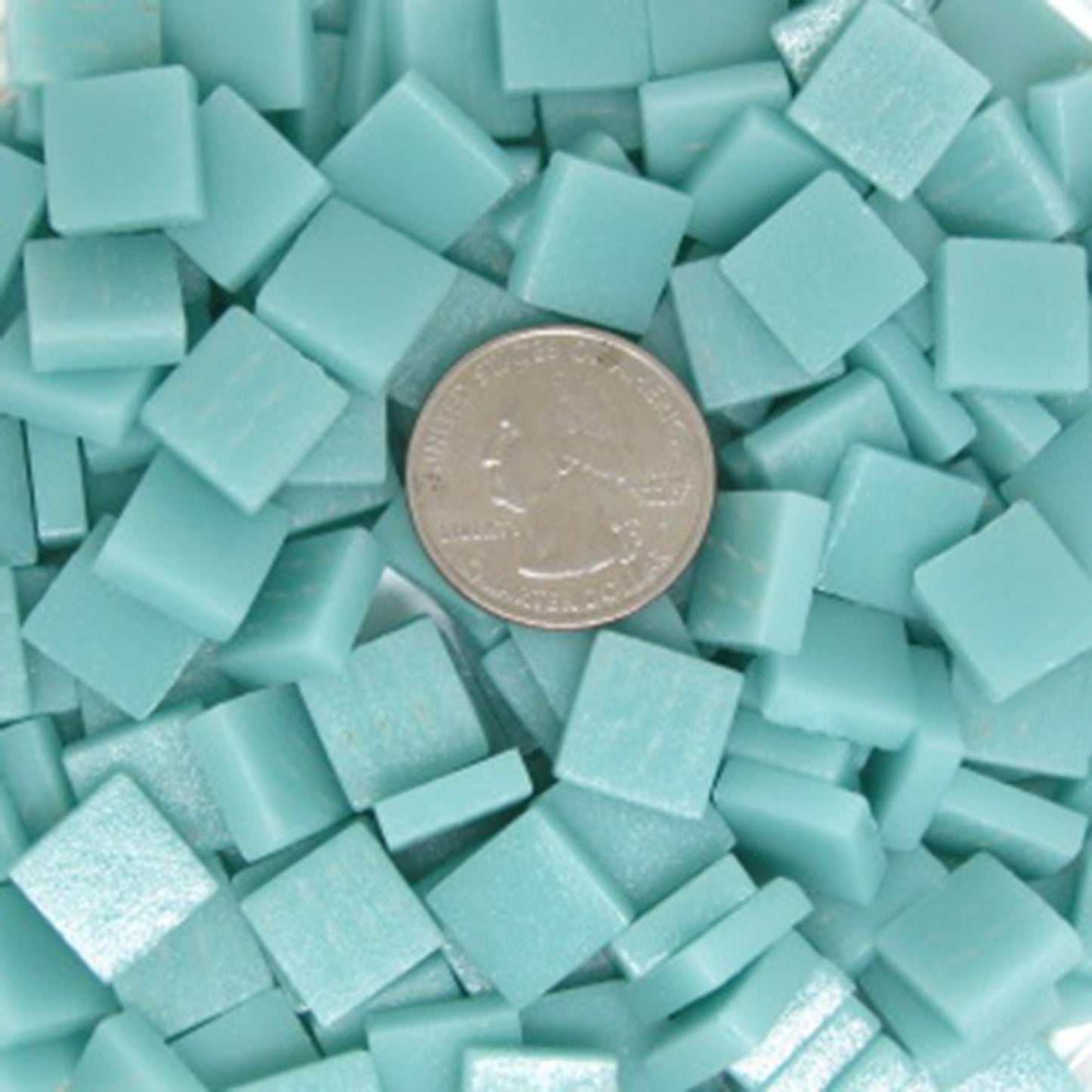 113-m Light Teal, 12mm - Greens & Teals tile - Kismet Mosaic - mosaic supplies