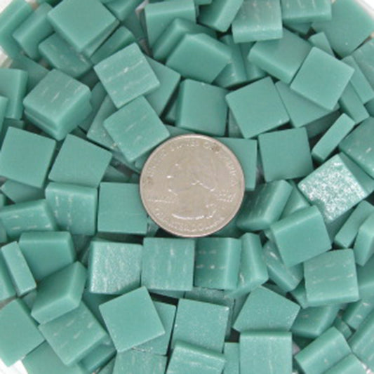 115-m Teal Green, 12mm - Greens & Teals tile - Kismet Mosaic - mosaic supplies