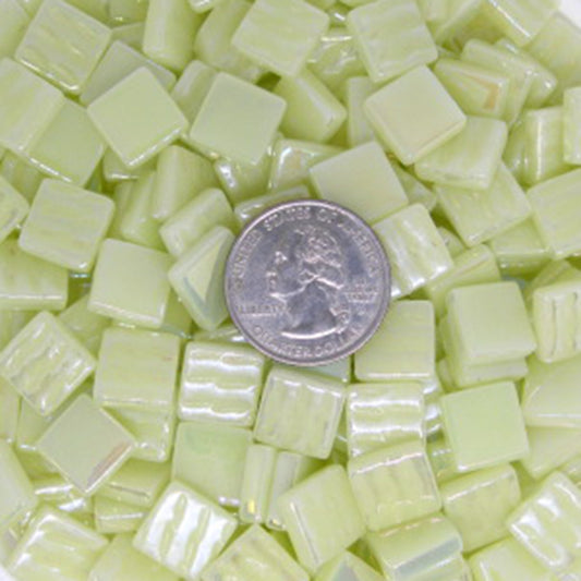 126-i Pale Yellow, 12mm - Yellows tile - Kismet Mosaic - mosaic supplies