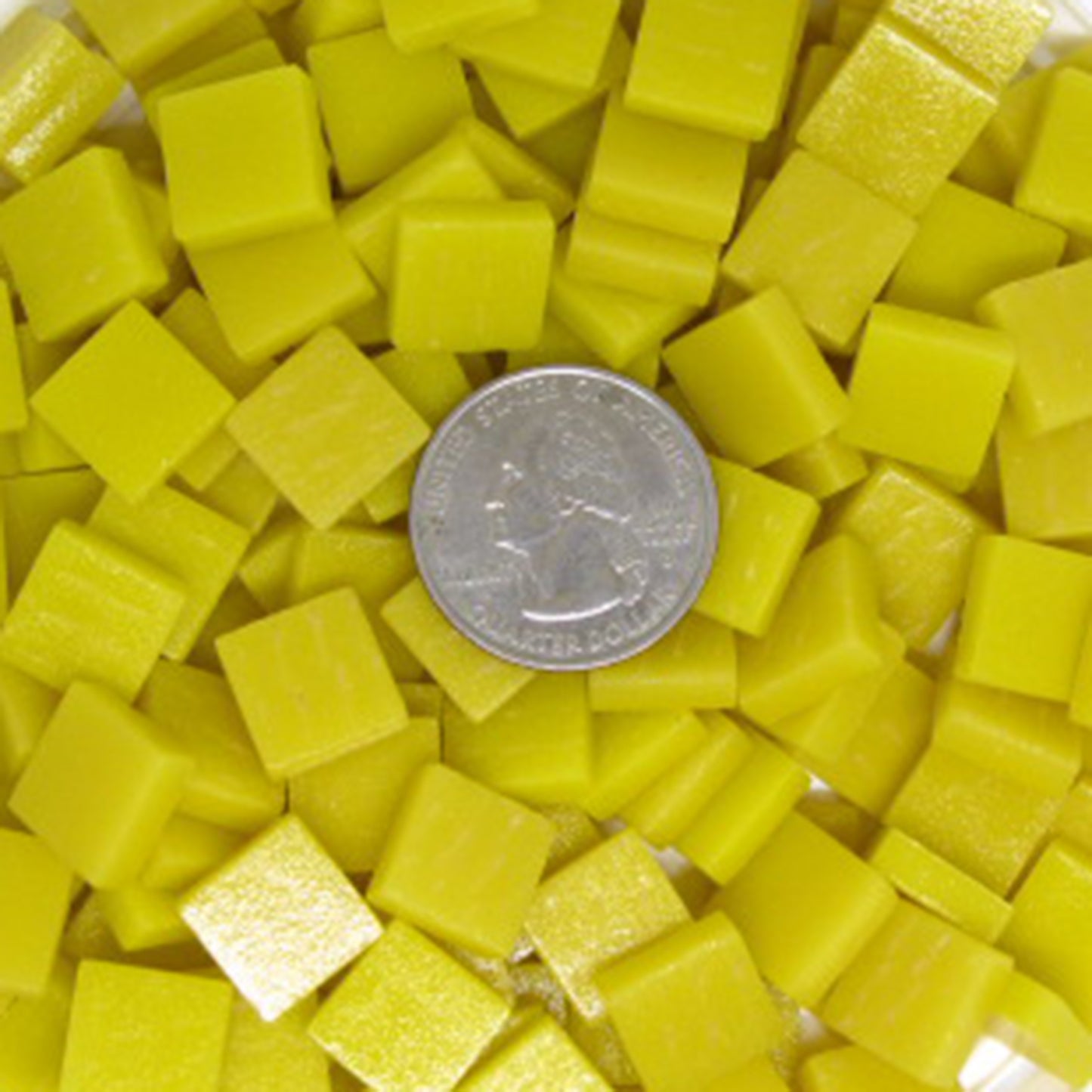 130-m Sweet Corn, 12mm - Yellows tile - Kismet Mosaic - mosaic supplies