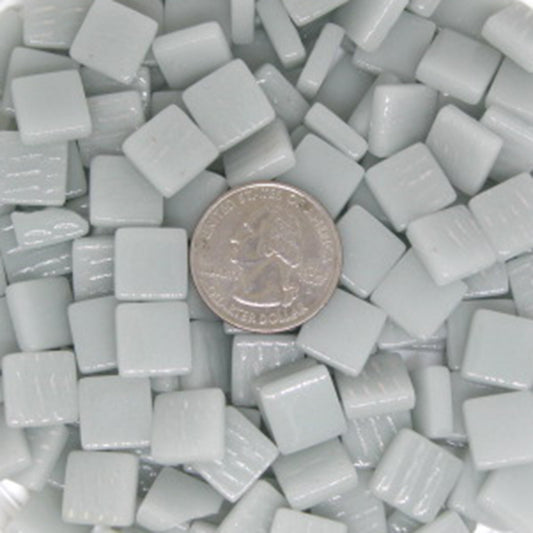 142-g Light Gray, 12mm - White, Gray & Black tile - Kismet Mosaic - mosaic supplies