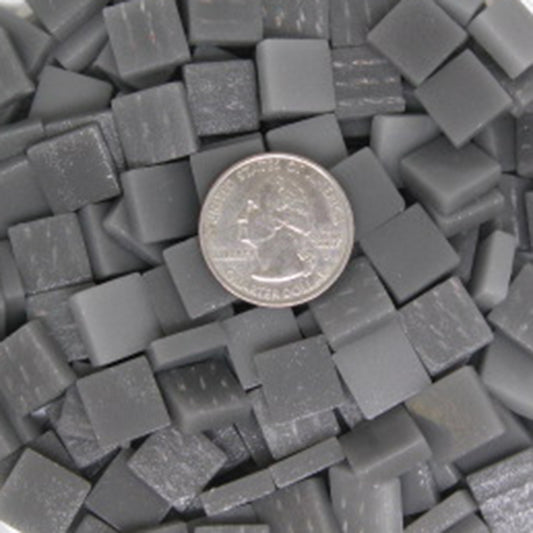 147-m Dark Gray, 12mm - White, Gray & Black tile - Kismet Mosaic - mosaic supplies