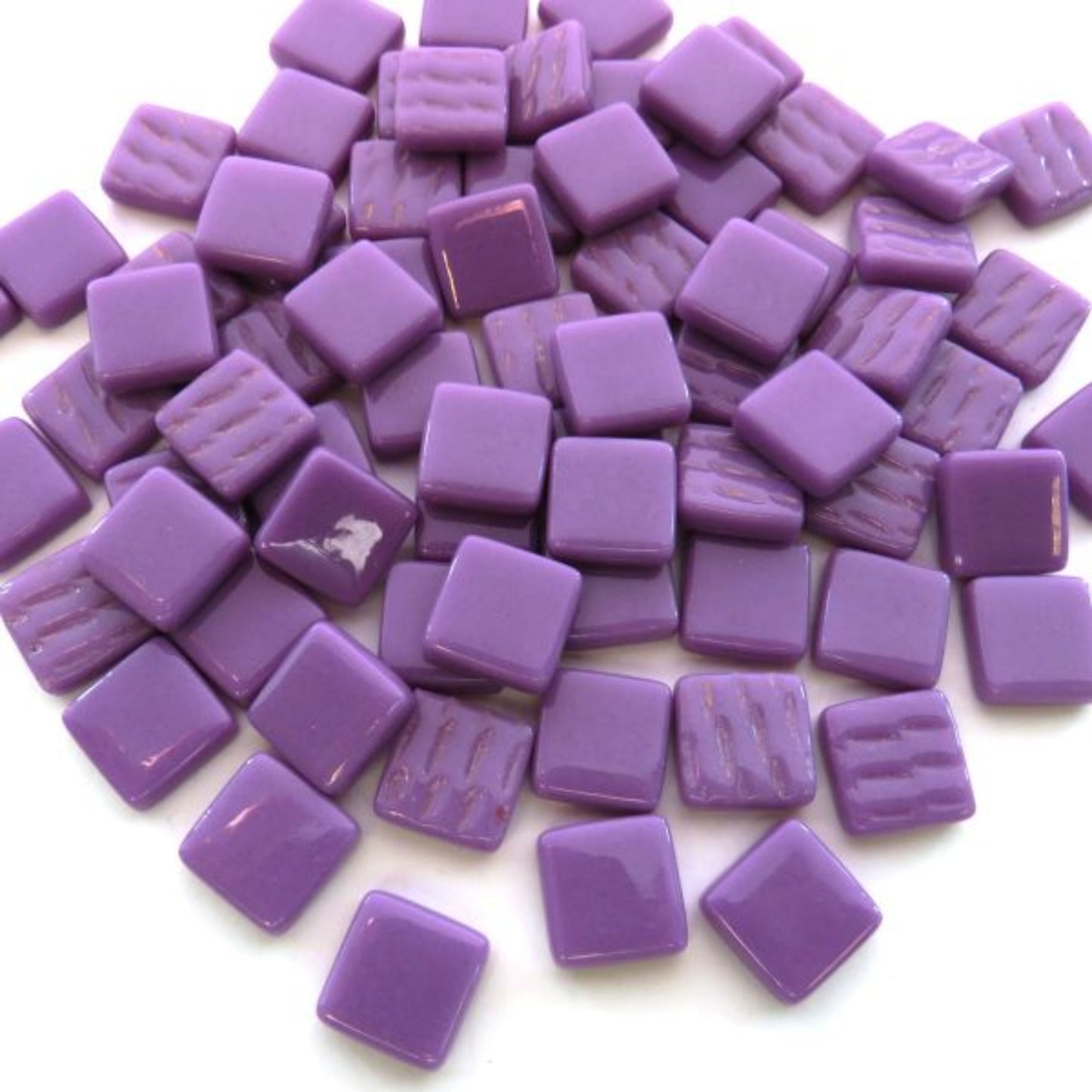 12mm Lilac glass tile, gloss finish