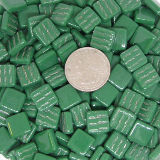 155-g Grass Green, 12mm - Greens & Teals tile - Kismet Mosaic - mosaic supplies