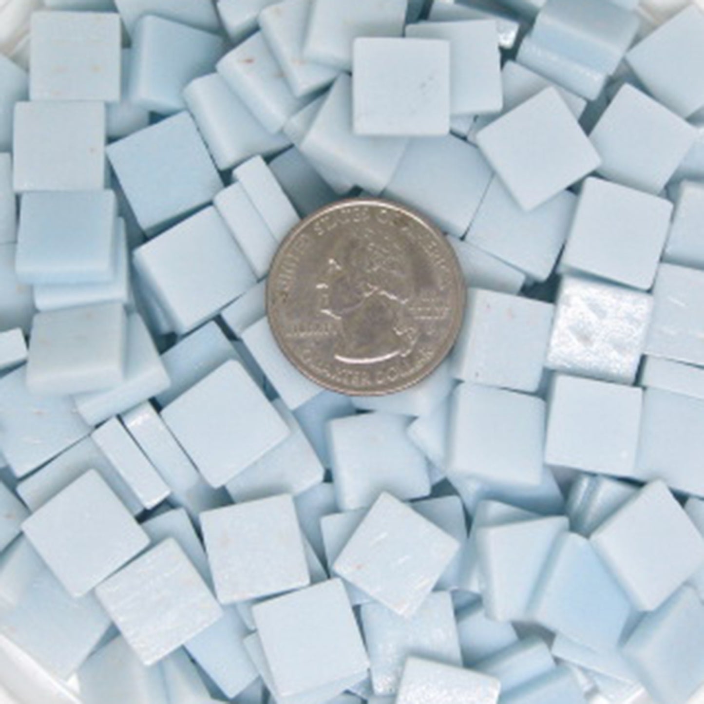 159-m Crystal Blue, 12mm - Blues & Purples tile - Kismet Mosaic - mosaic supplies