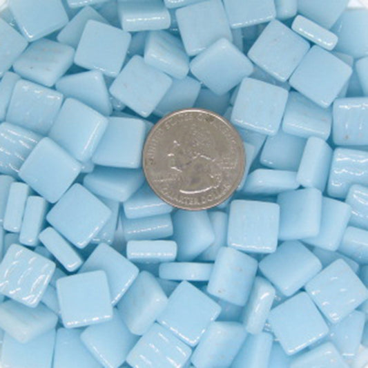 160-g Iceberg Blue, 12mm - Blues & Purples tile - Kismet Mosaic - mosaic supplies