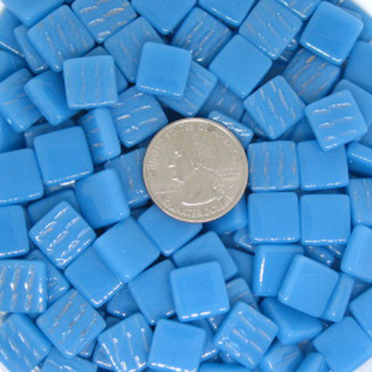165-g Surf Blue, 12mm - Blues & Purples tile - Kismet Mosaic - mosaic supplies