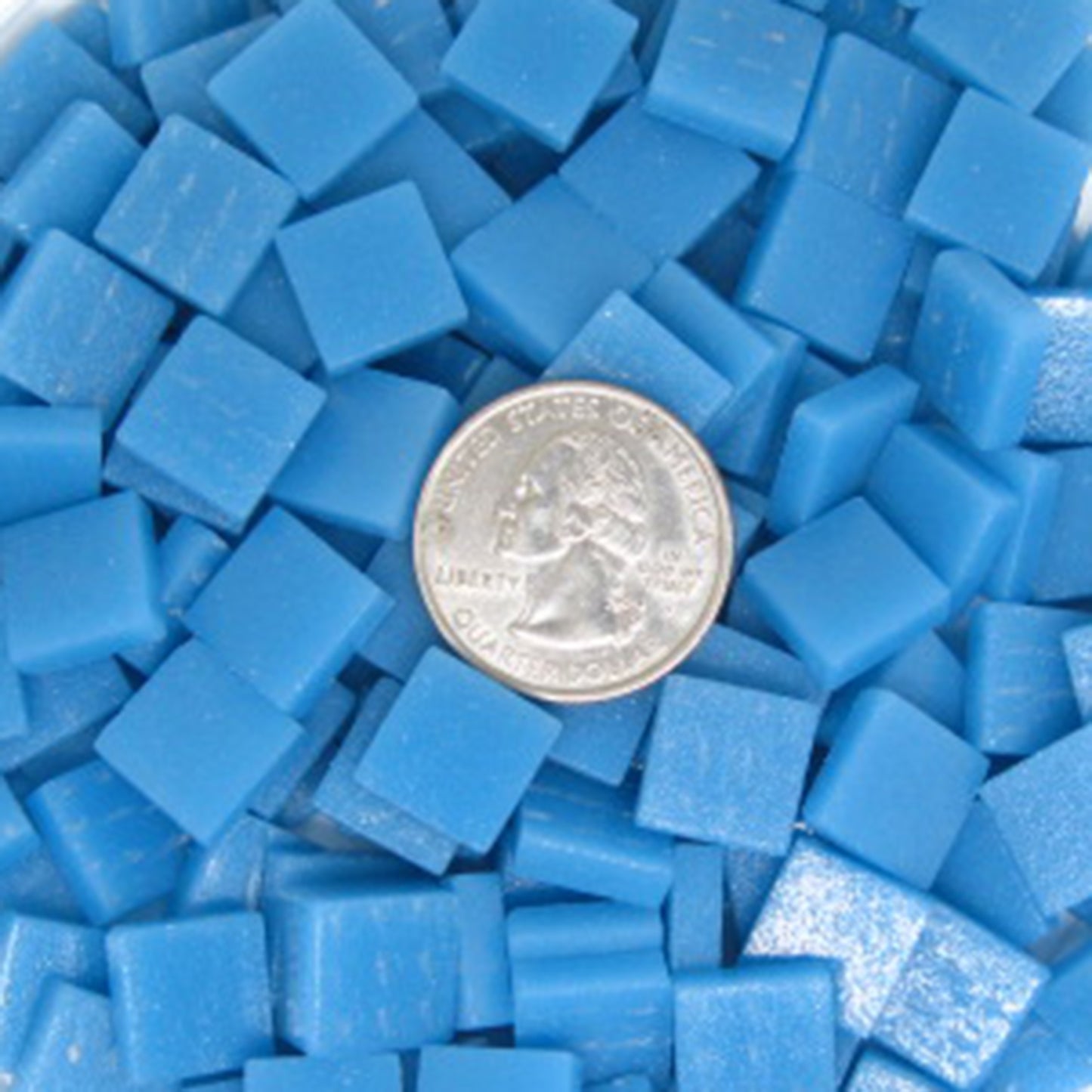 165-m Surf Blue, 12mm - Blues & Purples tile - Kismet Mosaic - mosaic supplies