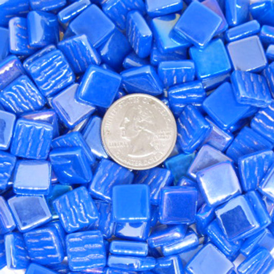 169-i Cobalt Blue, 12mm - Blues & Purples tile - Kismet Mosaic - mosaic supplies