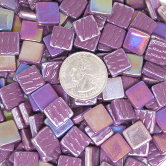 183-g Violet - 12mm - Blues & Purples tile - Kismet Mosaic - mosaic supplies