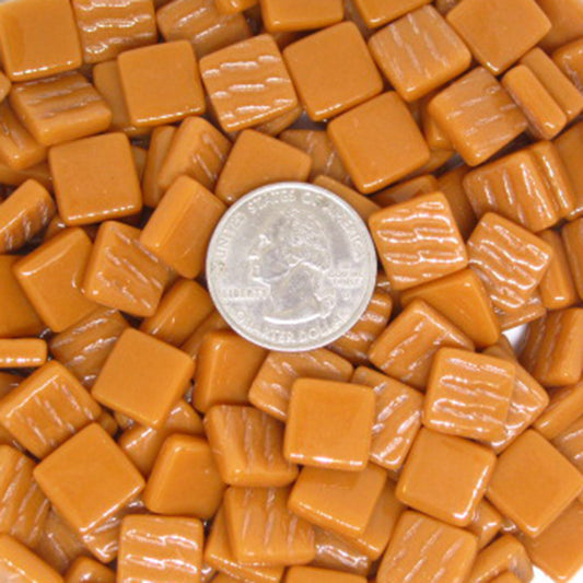 195-g Rum, 12mm - Tans & Browns tile - Kismet Mosaic - mosaic supplies