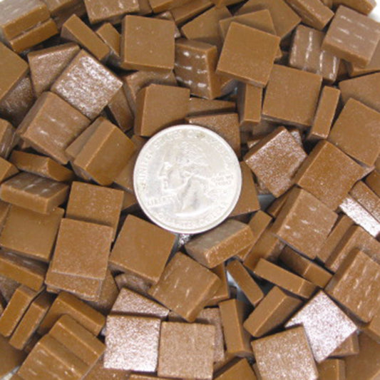 199-m Amaretto, 12mm - Tans & Browns tile - Kismet Mosaic - mosaic supplies