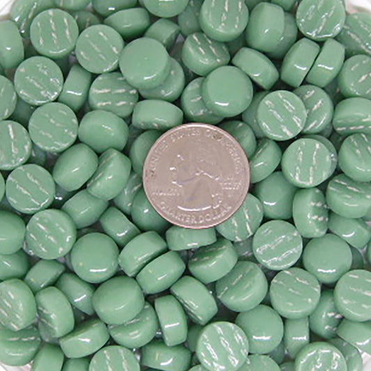 313-g Light Teal, BelliButtonGloss tile - Kismet Mosaic - mosaic supplies