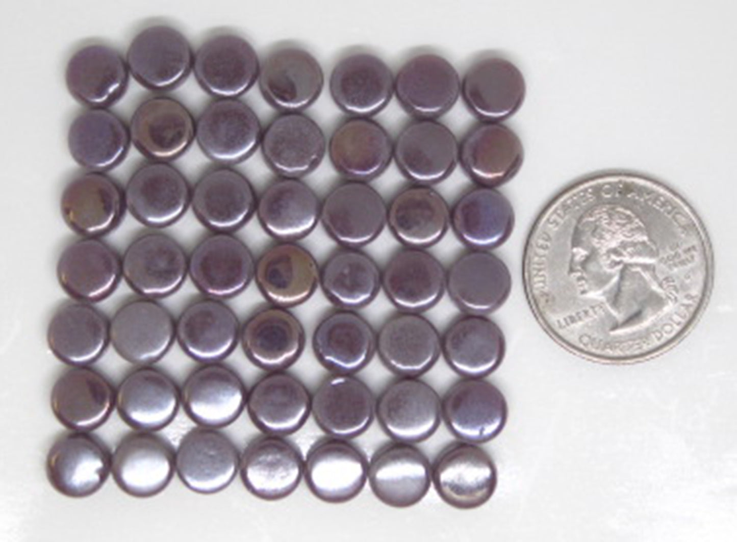 485-i Purple Mini Rounds, MiniRoundIrid tile - Kismet Mosaic - mosaic supplies grid