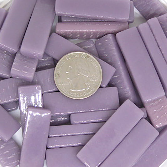 553-g - Lavender rectangle - Glossy, KismetRectangle tile - Kismet Mosaic - mosaic supplies