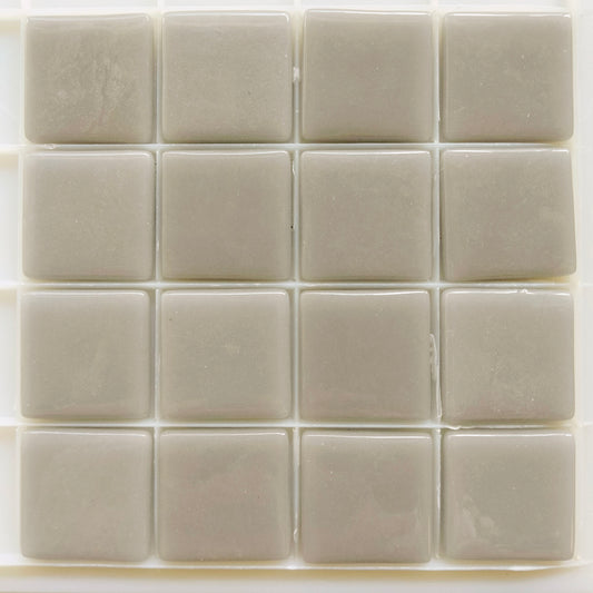 25mm/1" square tiles, recycled glass, gloss finish, sheeted glass tile for installation