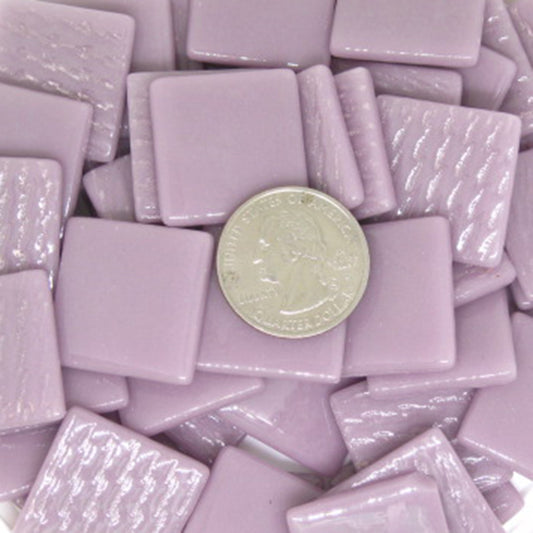 853-g Lavender Gloss 25mm - recycled glass tile - Kismet Mosaic - mosaic supplies