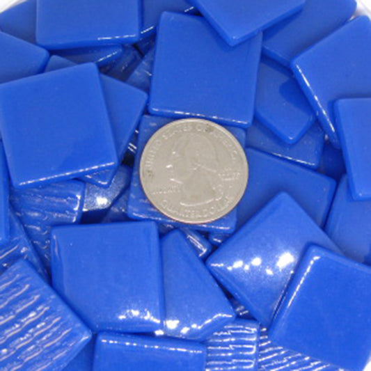 867-g Periwinkle Gloss 25mm - recycled glass tile - Kismet Mosaic - mosaic supplies