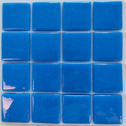 25mm/1" square tiles, recycled glass, gloss finish, sheeted glass tile for installation