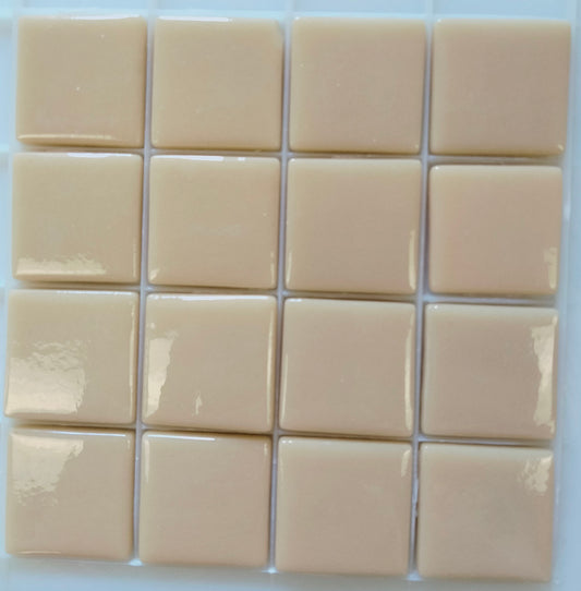 25mm/1" square tiles, recycled glass, gloss finish, sheeted glass tile for installation