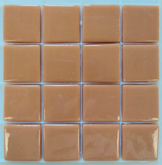 25mm/1" square tiles, recycled glass, gloss finish, sheeted glass tile for installation