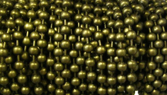 ball chain-antique bronze-4mm sized balls for mosaic art