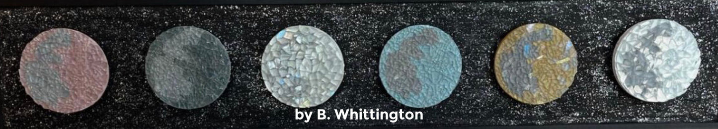 Circle 4" Mosaic Backer (pre-drilled for hangable kit) 1/2" thick