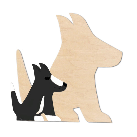 Fun Dog Multi-Art Shape