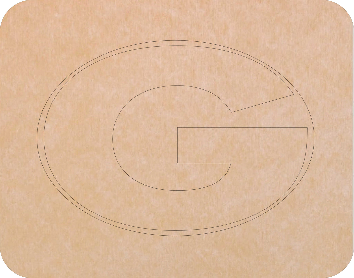 Georgia Bulldogs 11"x14" (pre-drilled for hanging kit)