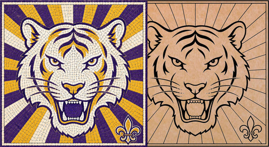 LSU 12"x12" (pre-drilled for hanging kit)