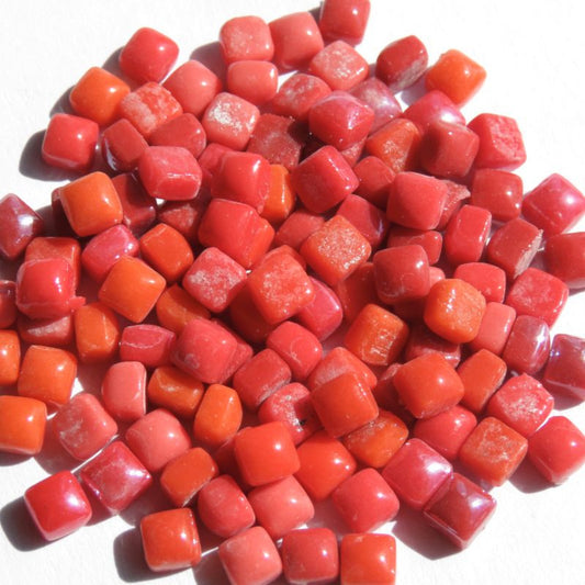 4mm micro mosaic red mix