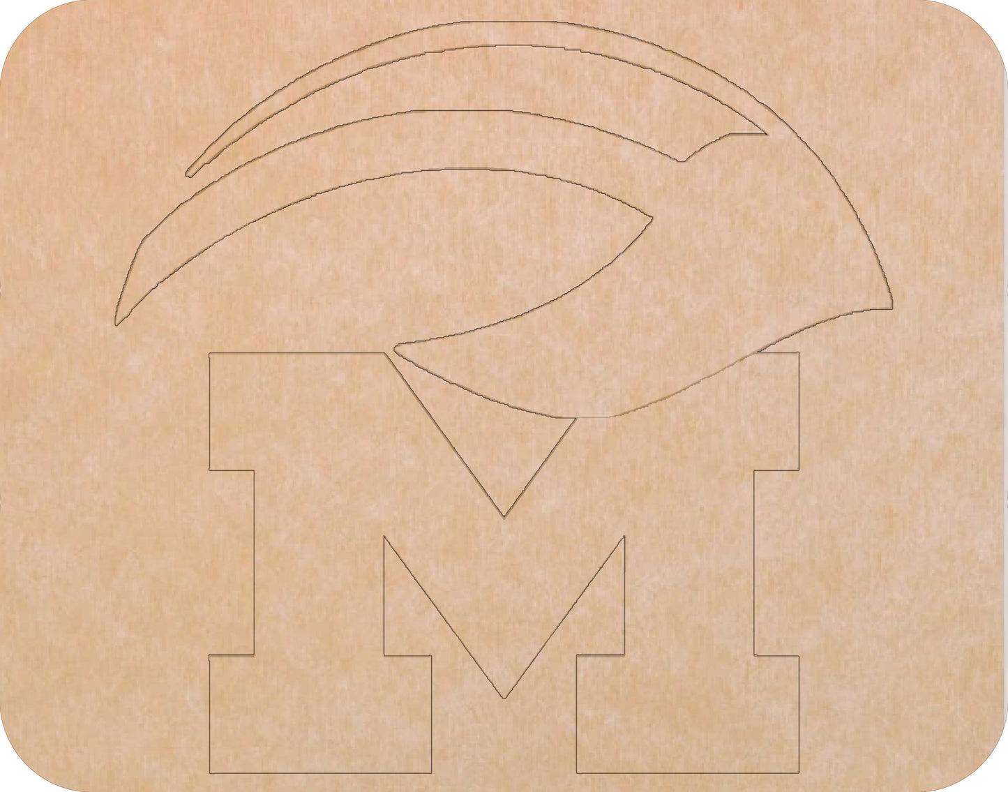 Michigan Wolverines 11"x14" (pre-drilled for hanging kit)