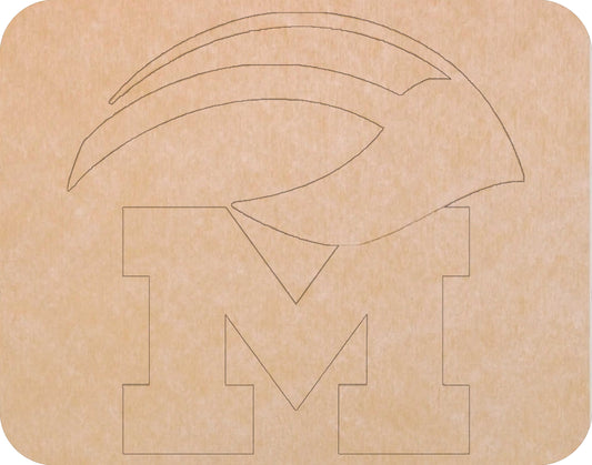 Michigan Wolverines 11"x14" (pre-drilled for hanging kit)