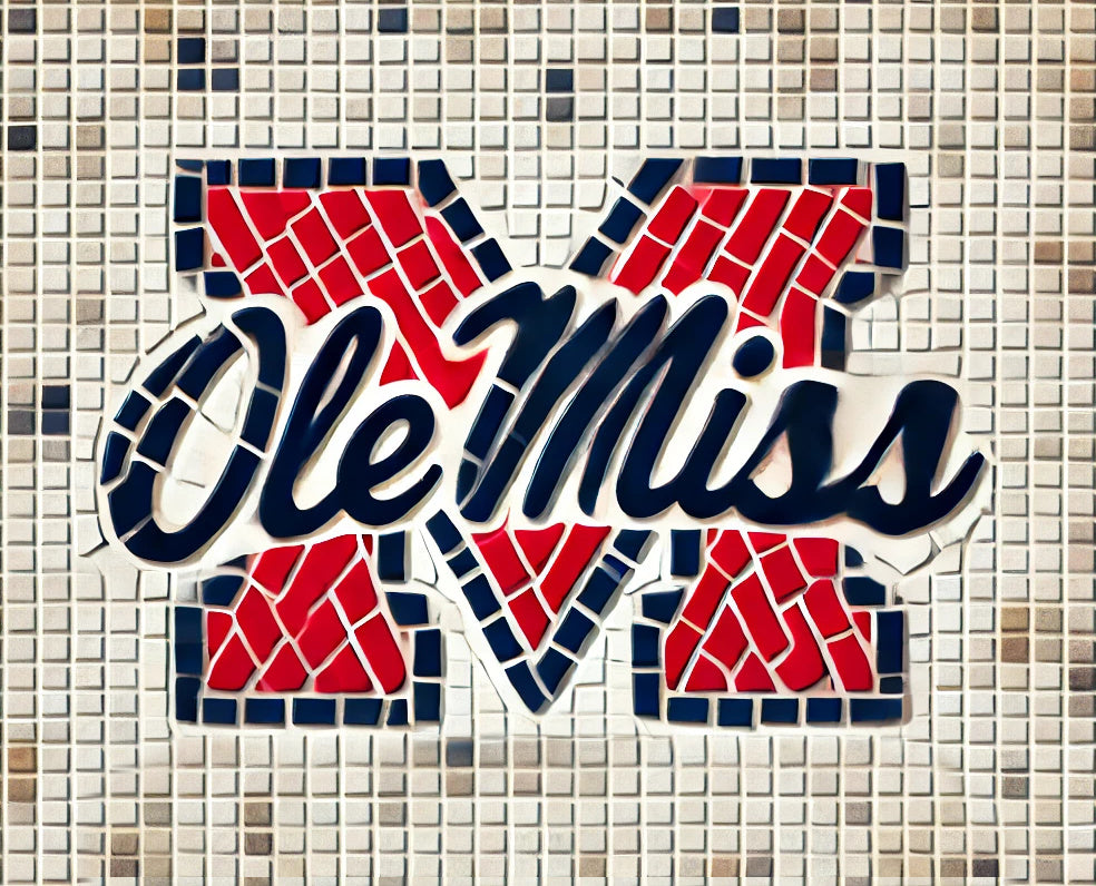 Ole Miss 11"x14" (pre-drilled for hanging kit)
