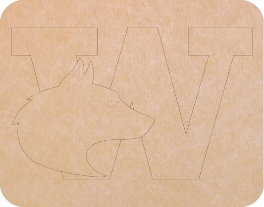 Washington Huskies 11"x14" (pre-drilled for hanging kit)