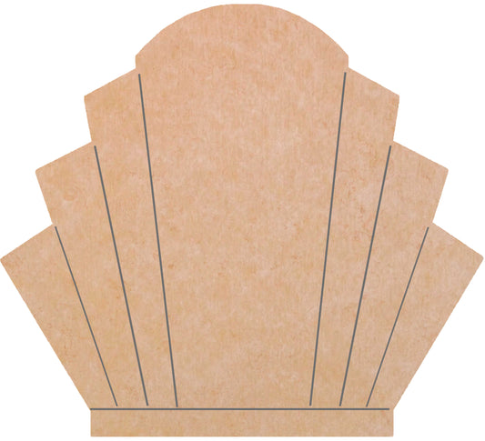 Art Deco with Pattern 22" x 20" x 1/2"