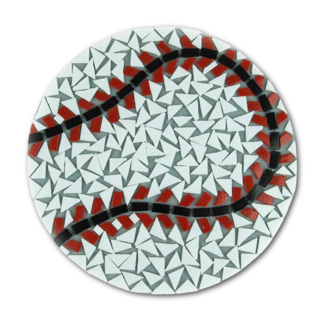 Baseball 12" (pre-drilled for hanging kit)