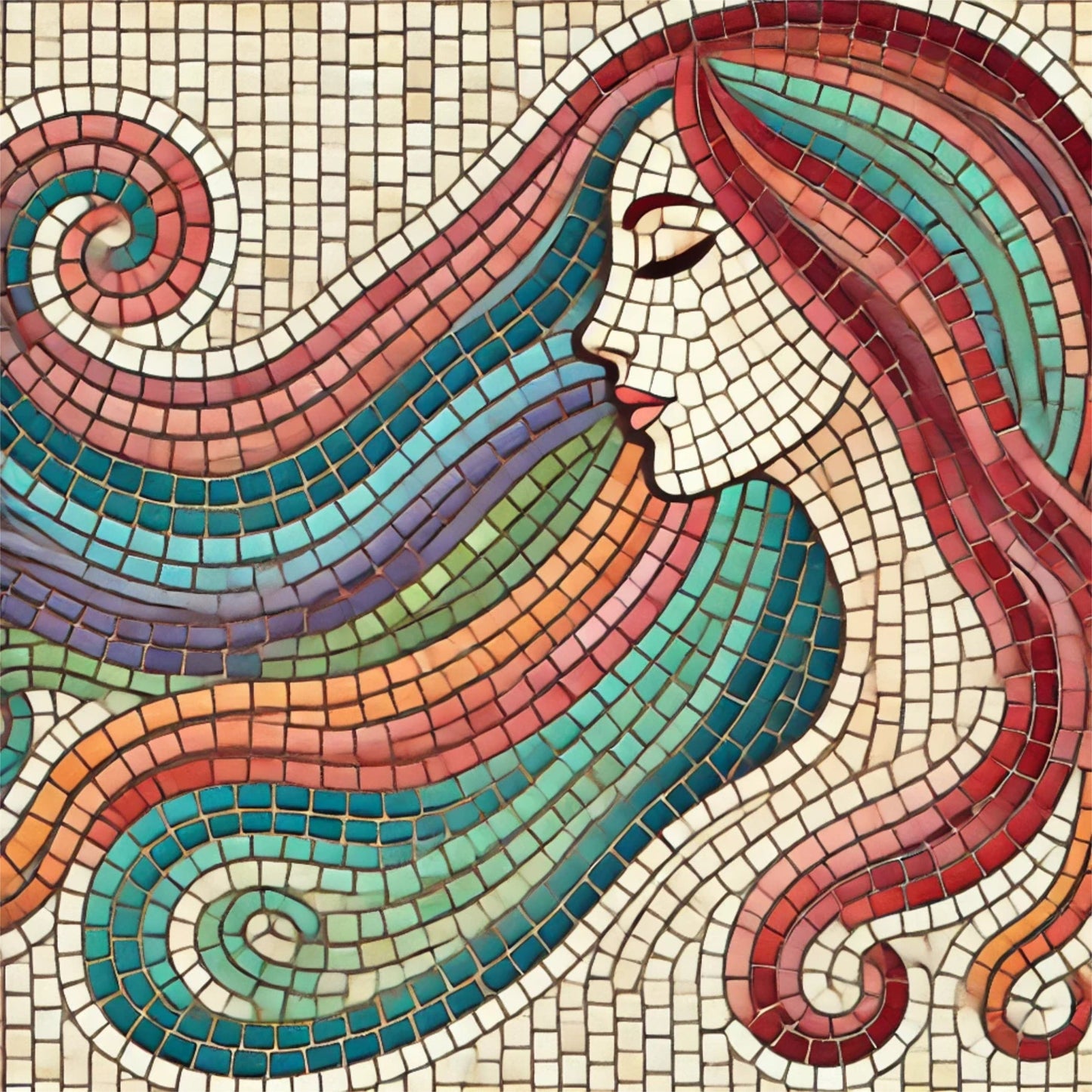 Beauty 14"x14" with Pattern (pre-drilled for hanging kit)