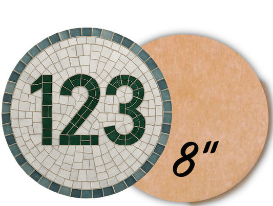 8" Circle Waterproof Mosaic Backer