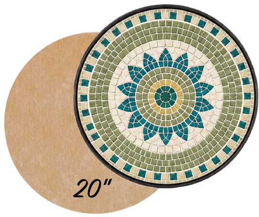 20" Circle Waterproof Mosaic Backer
