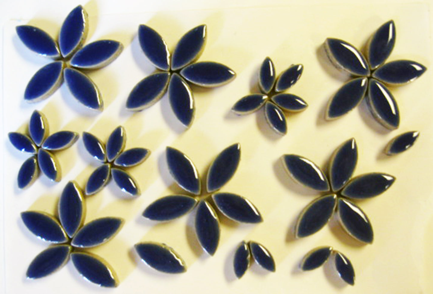 blue ceramic petal 2 oz
cp-Blue Ellipse/Petal, CeramicPetals tile - Kismet Mosaic - mosaic supplies