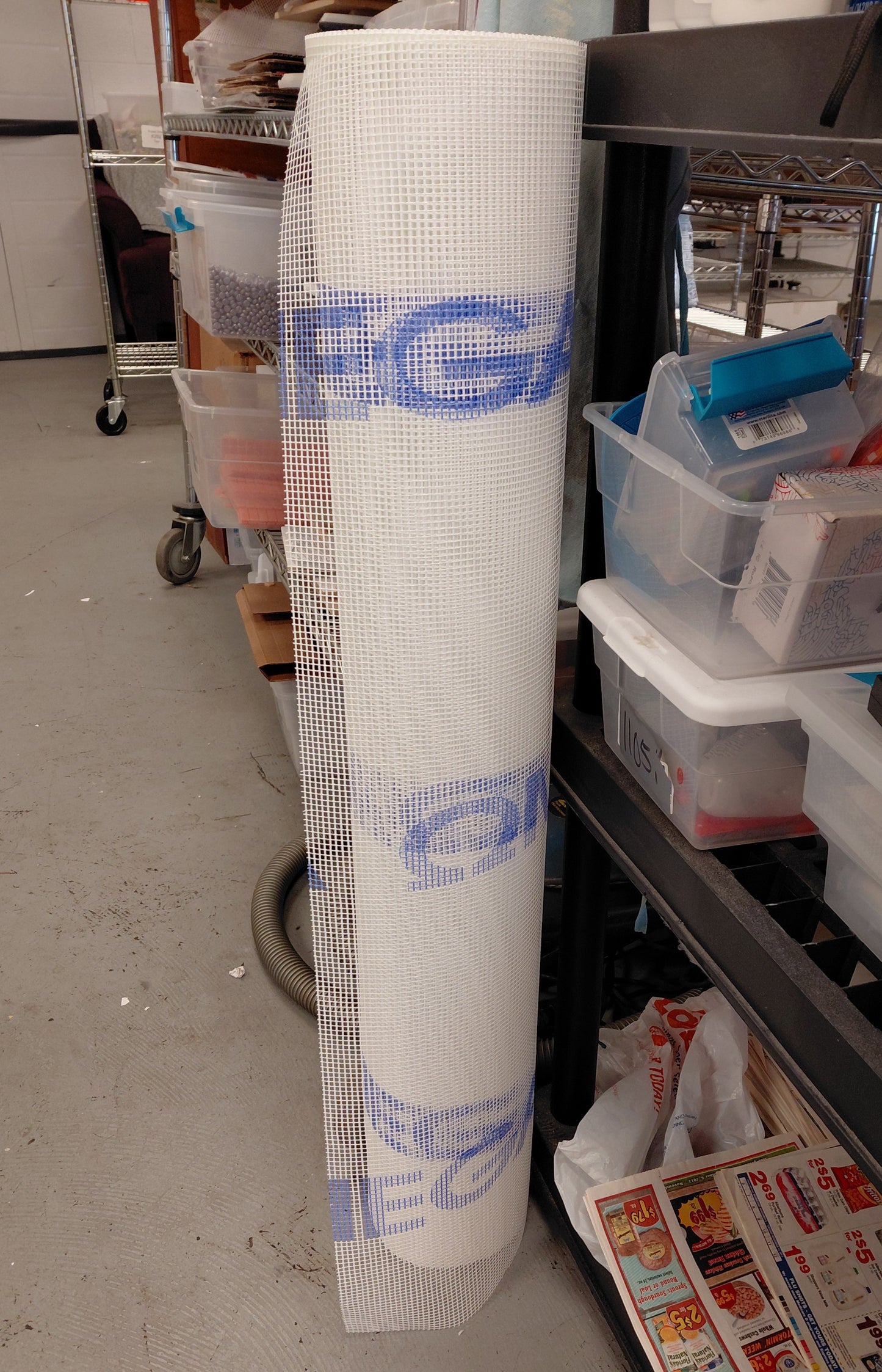 Roll of fiberglass mesh