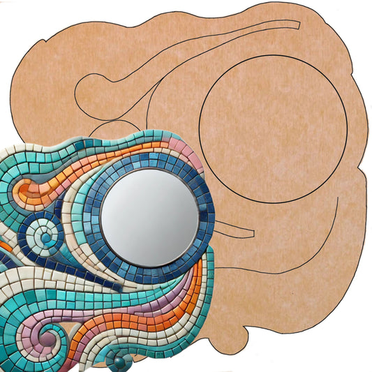 15" Flyaway Skeewbacker & Pattern with 6" Acrylic Mirror