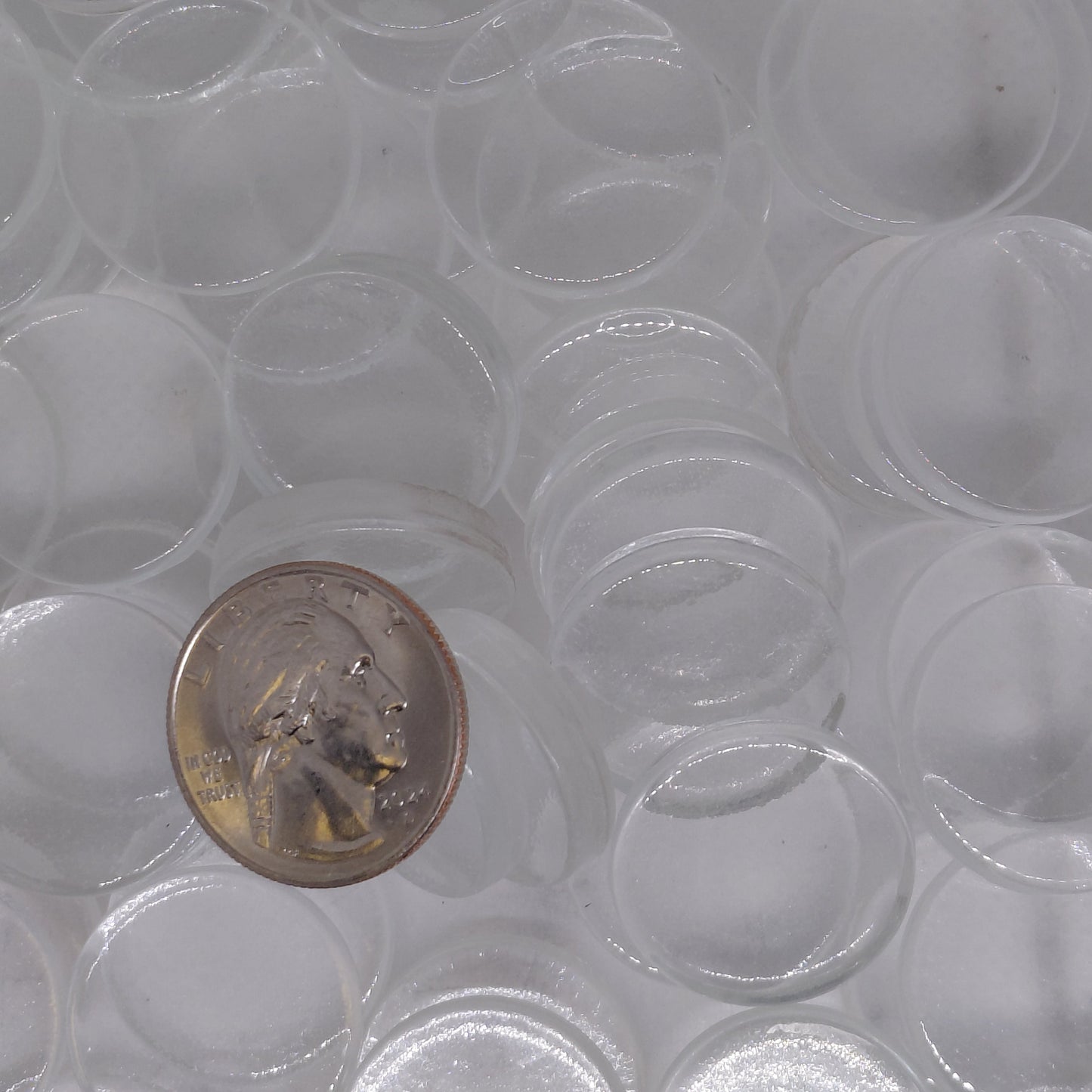 Clear Krystal tile rounds